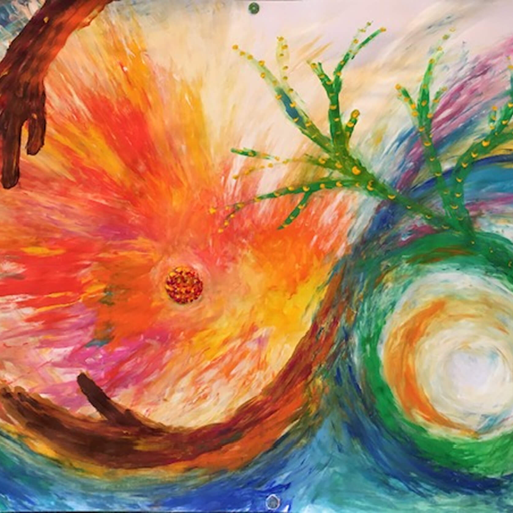 Begleitetes Malen: gesehen und unterstützt gestalten